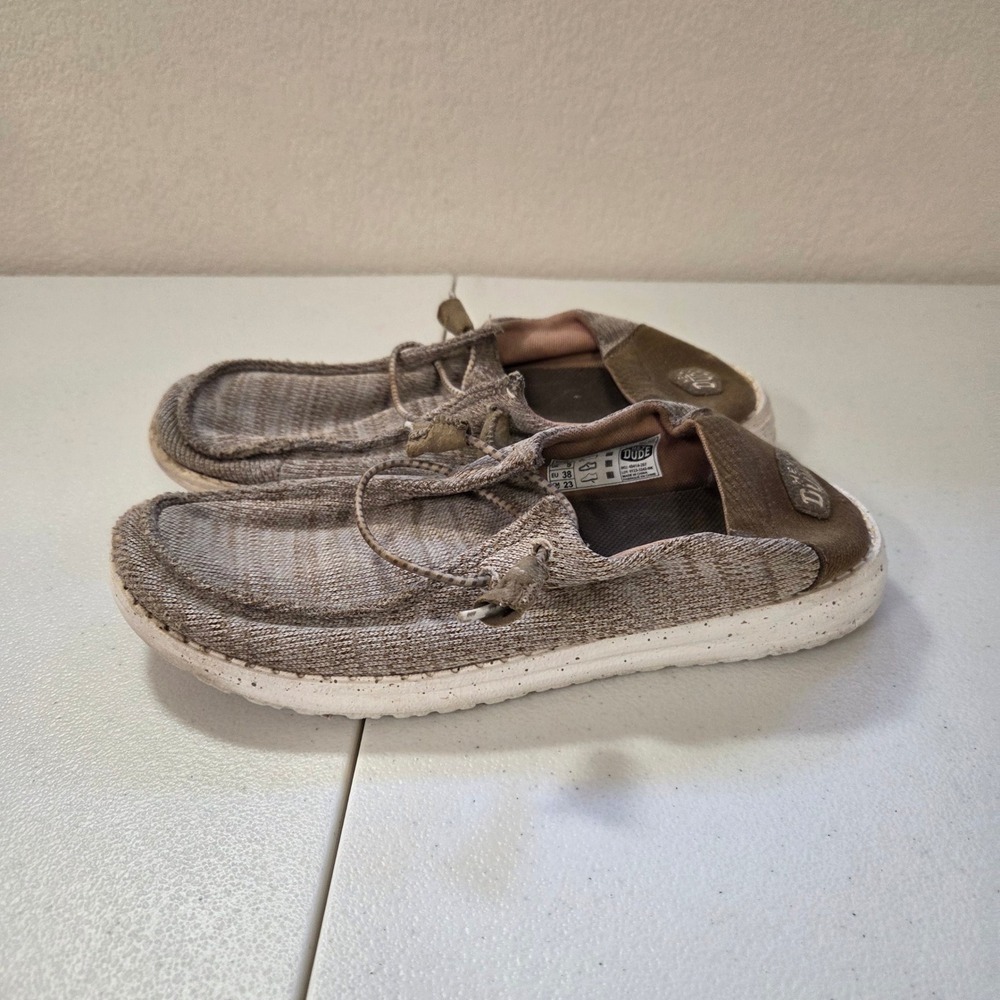 Hey Dude‎ Wendy Sport Mesh Loafers Shoes Womens Size 7 Walnut Casual Slip On